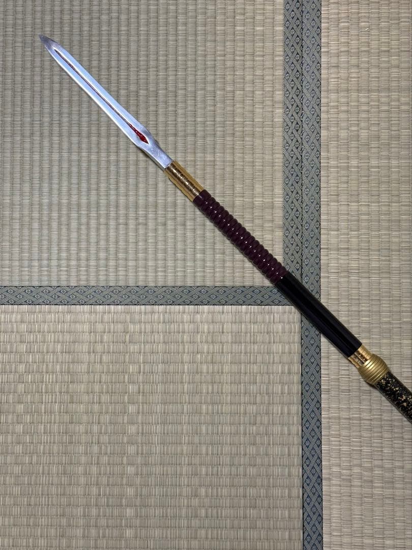 槍　やり　3本継　模造刀　模擬刀　美術刀　舞踊　大衆演劇　芝居