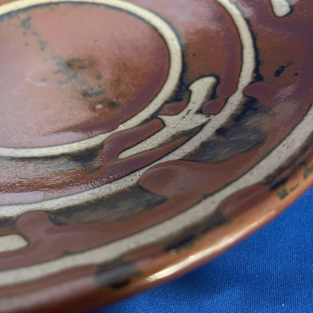 益子焼　濱田晋作　柿釉