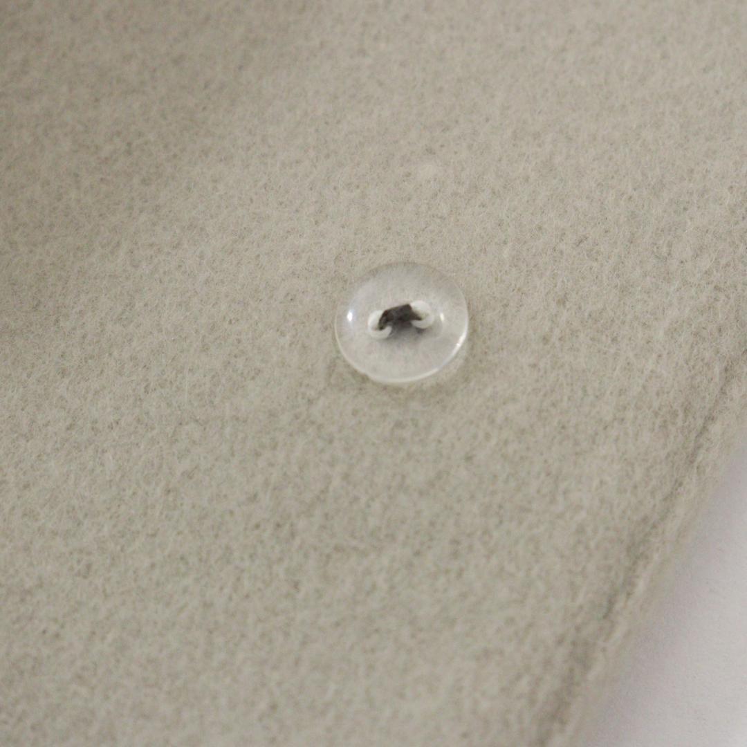 【ちゃおりん】CAST: キャストコロン Vネックノーカラーコート M