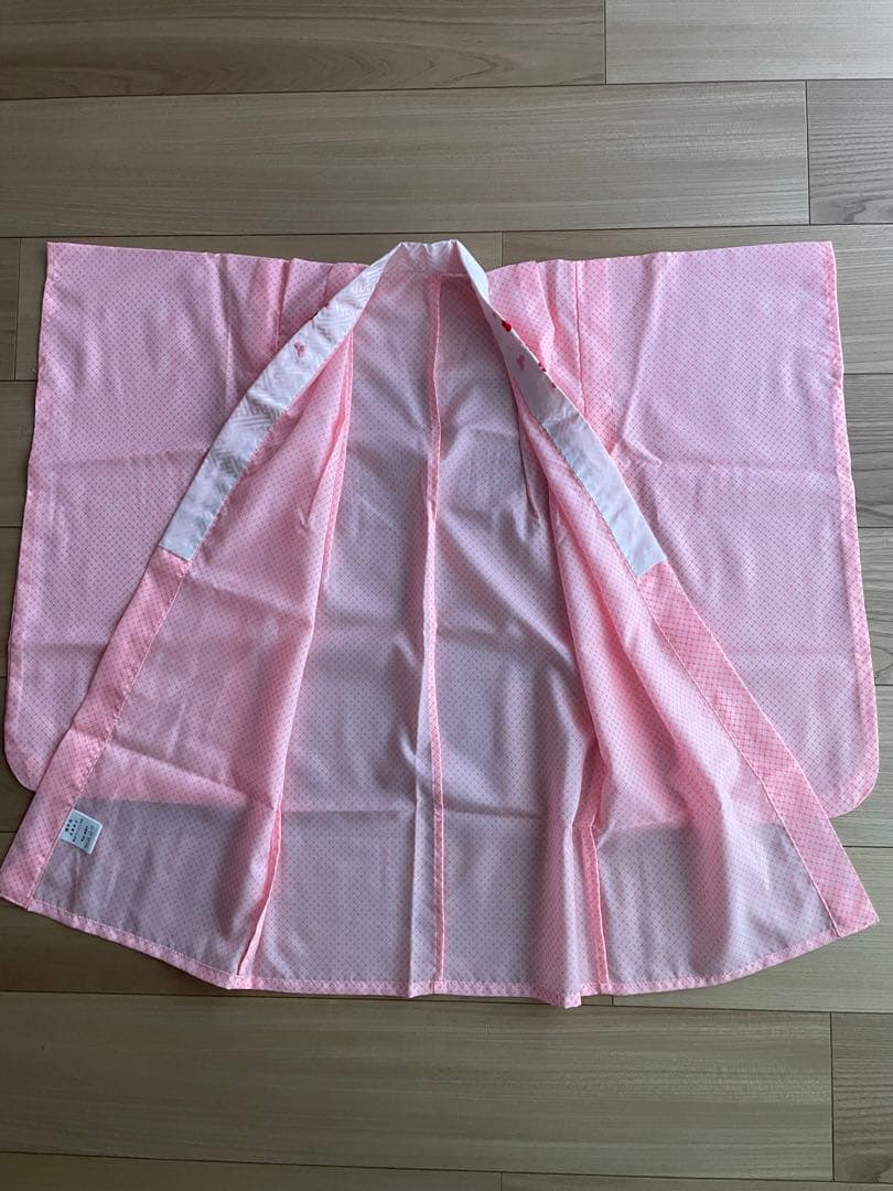 七五三　女の子　３歳　着物と被布　雛祭り