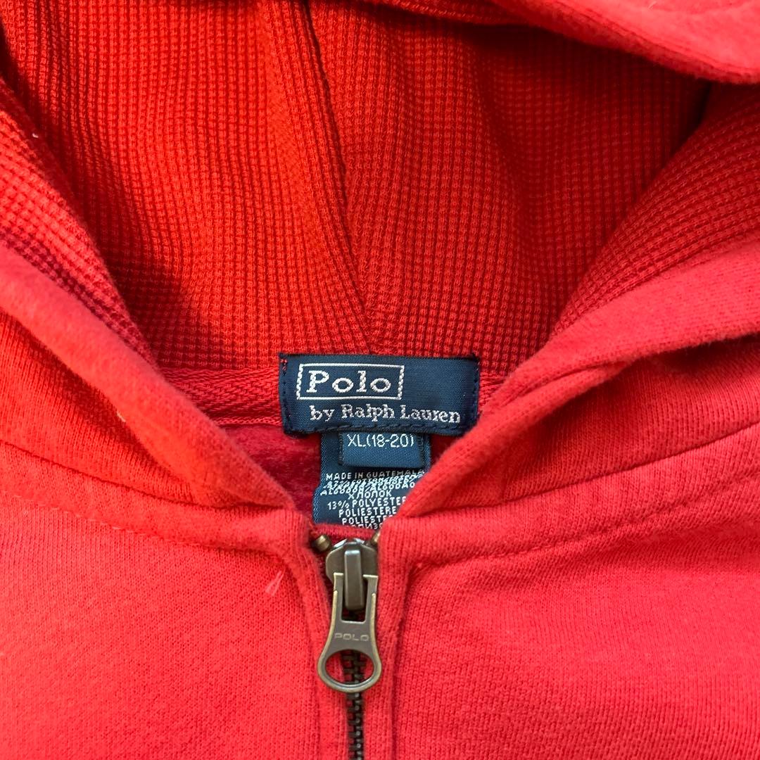 Polo by Ralph Lauren レッド パーカー XL
