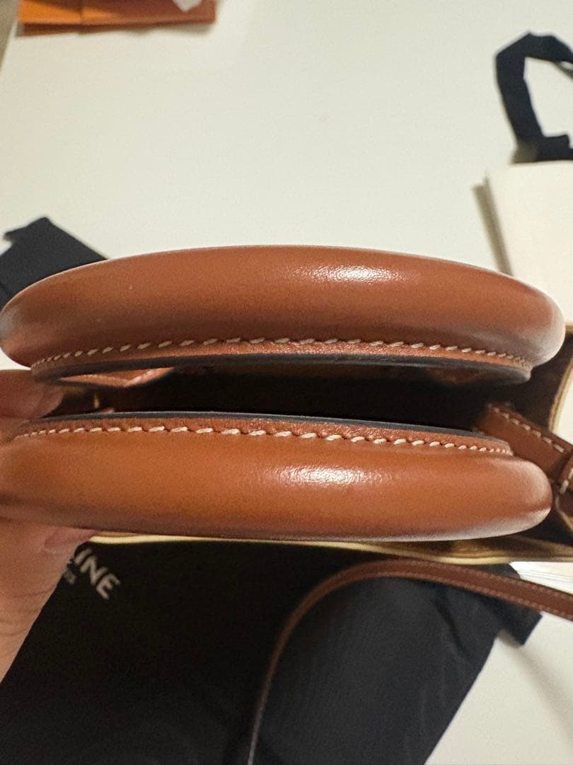 CELINE ミニ バーティカル トリオンフ キャンバス