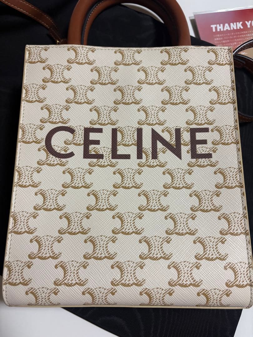 CELINE ミニ バーティカル トリオンフ キャンバス