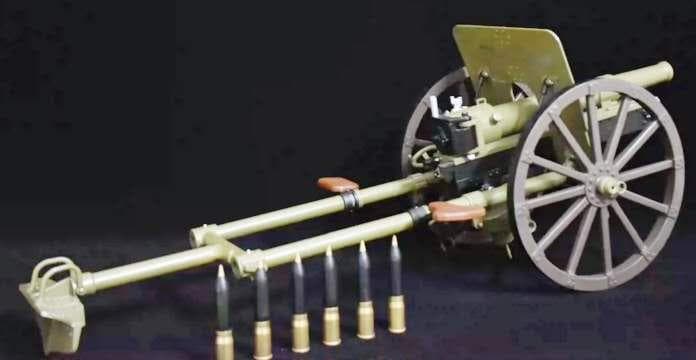 １/6スケール　手作　四一式山砲　模型レプリカ　新品