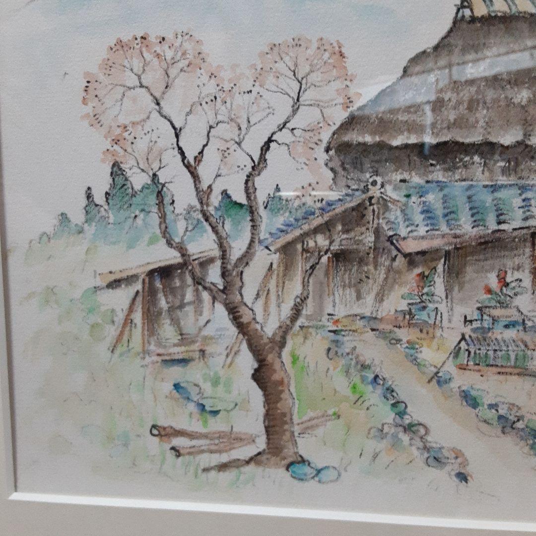 林与三郎画伯　水彩画