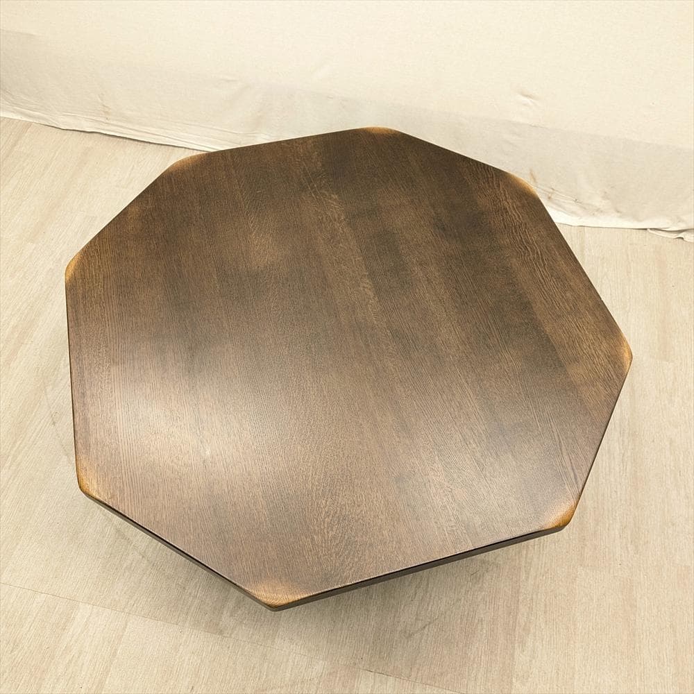 柏木工　ウィルダネス　飛騨家具　楢 ナラ材　ダイニングテーブル　食卓　八角形