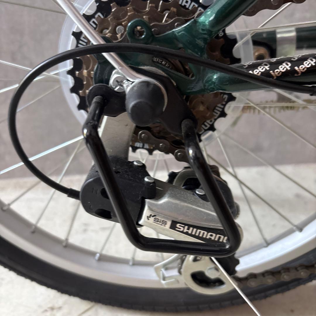 Jeep 折りたたみ自転車 グリーン