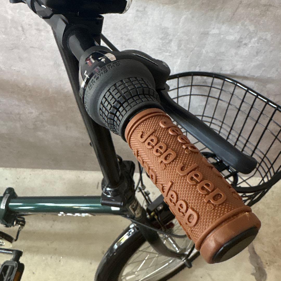 Jeep 折りたたみ自転車 グリーン
