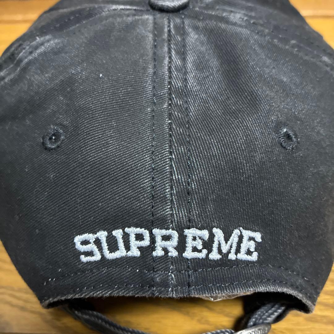 Supreme S Logo cap シュプリーム Sロゴ キャップ 黒SS25