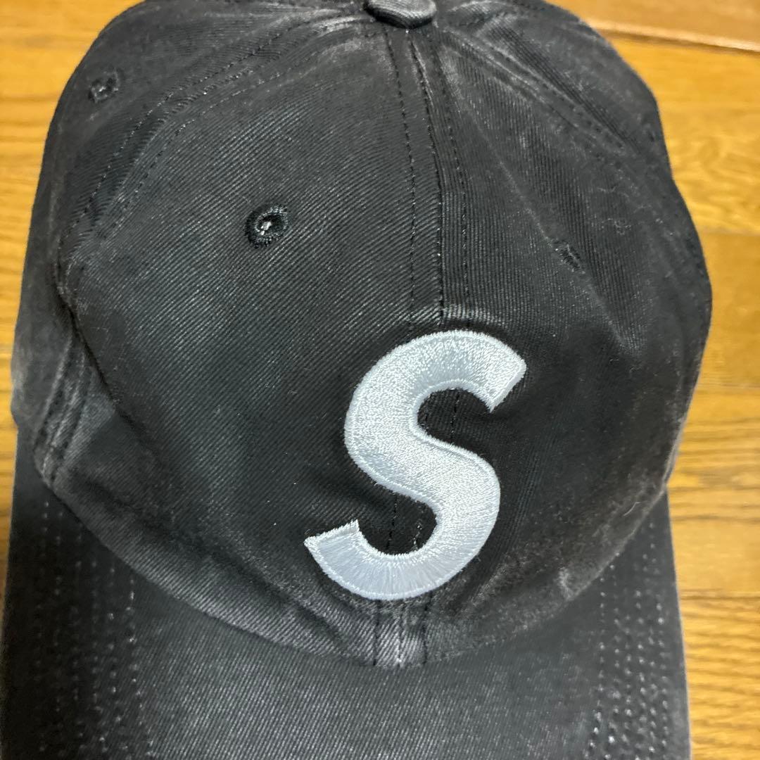 Supreme S Logo cap シュプリーム Sロゴ キャップ 黒SS25