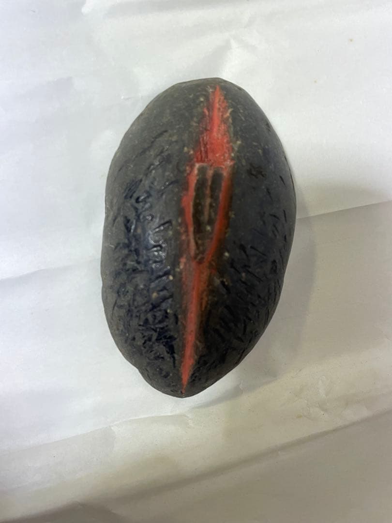 民芸品 木彫り 性神 信仰人形 ガラスケース入り／夫婦和合・安産祈願／詳細不明