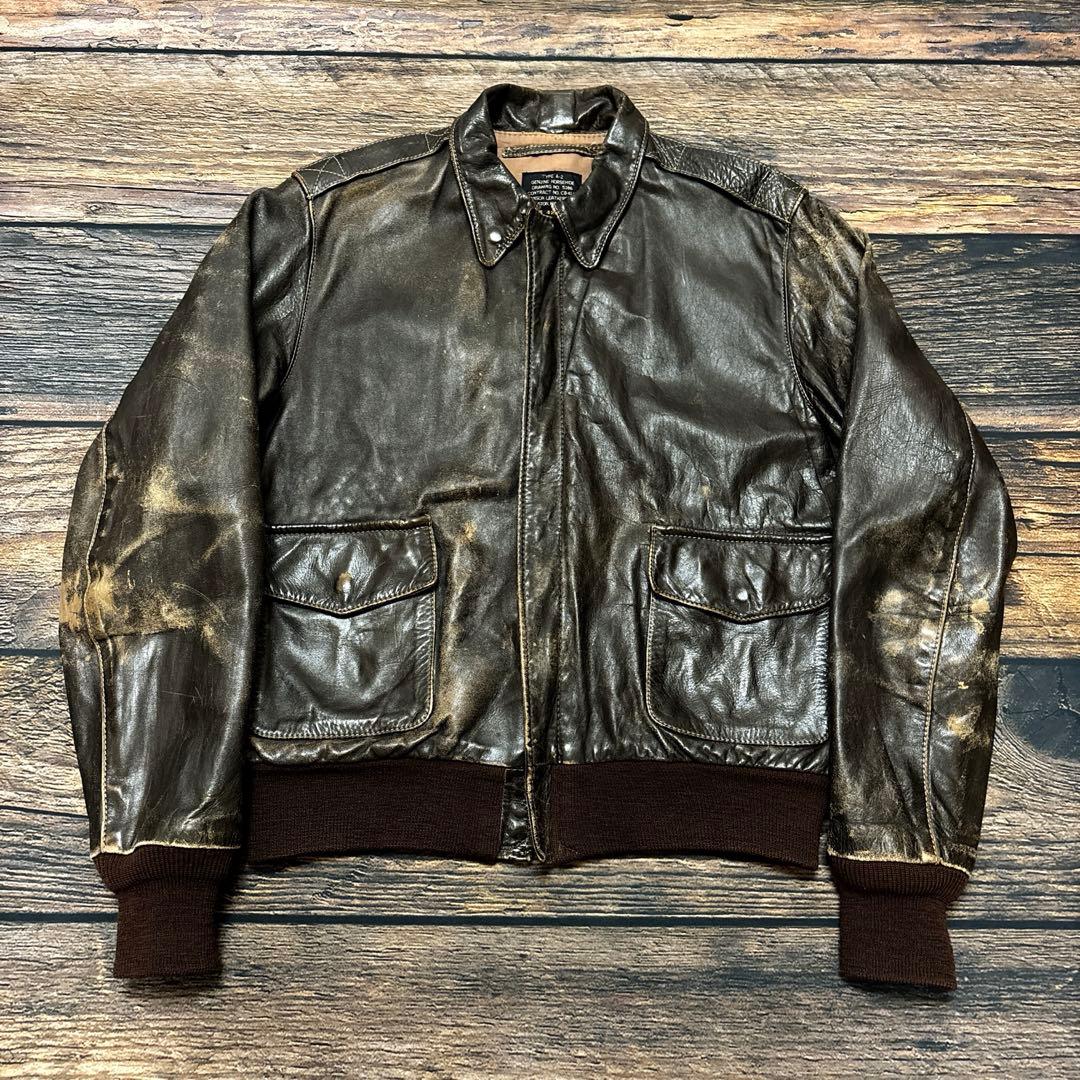 ジャケット・アウター VANSON / A-2 leather flight jacket