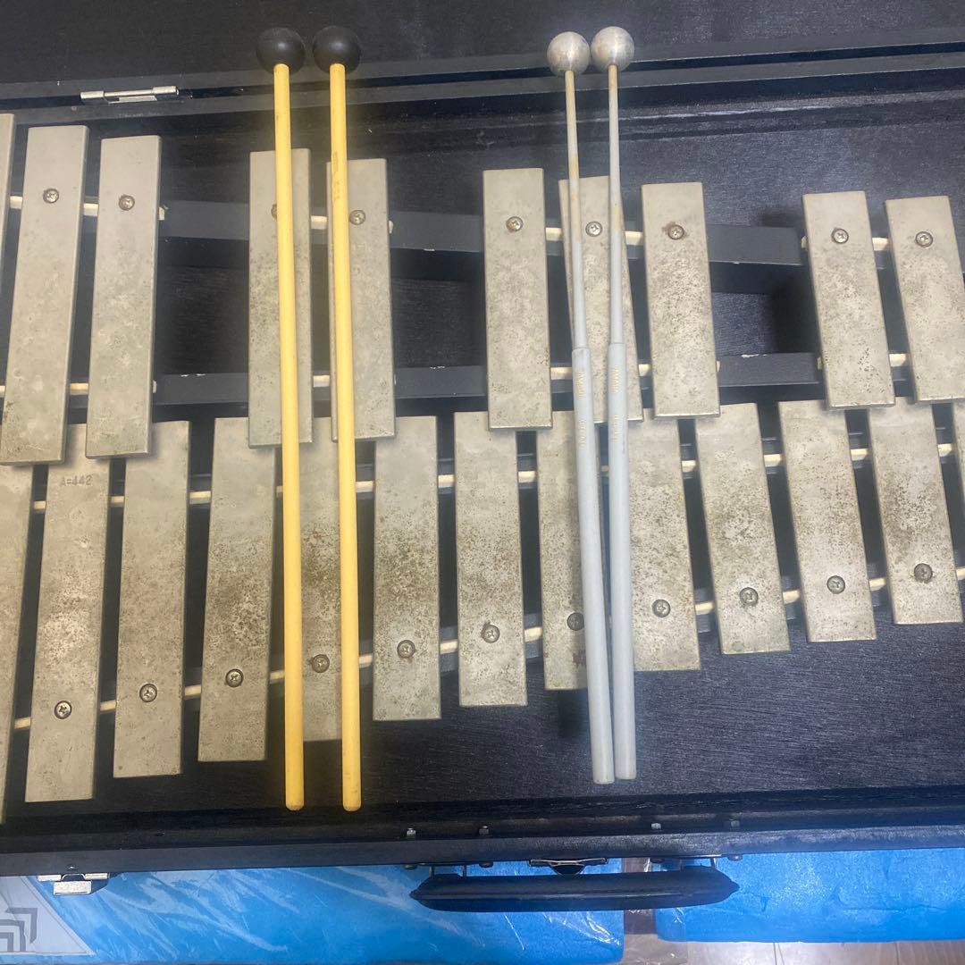 現状品　YAMAHA YG-250B 鉄琴