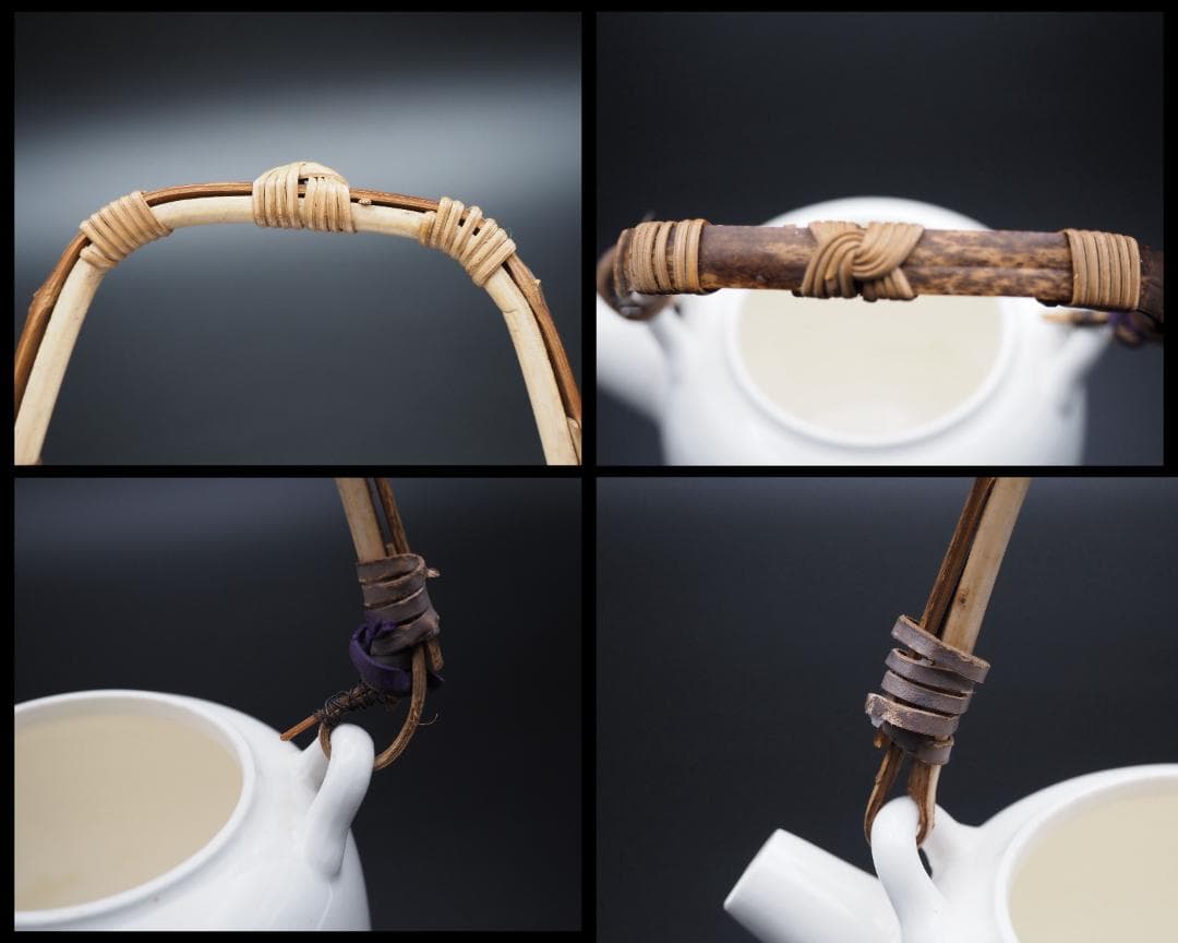 江戸期 珉平焼 提梁壺 水注