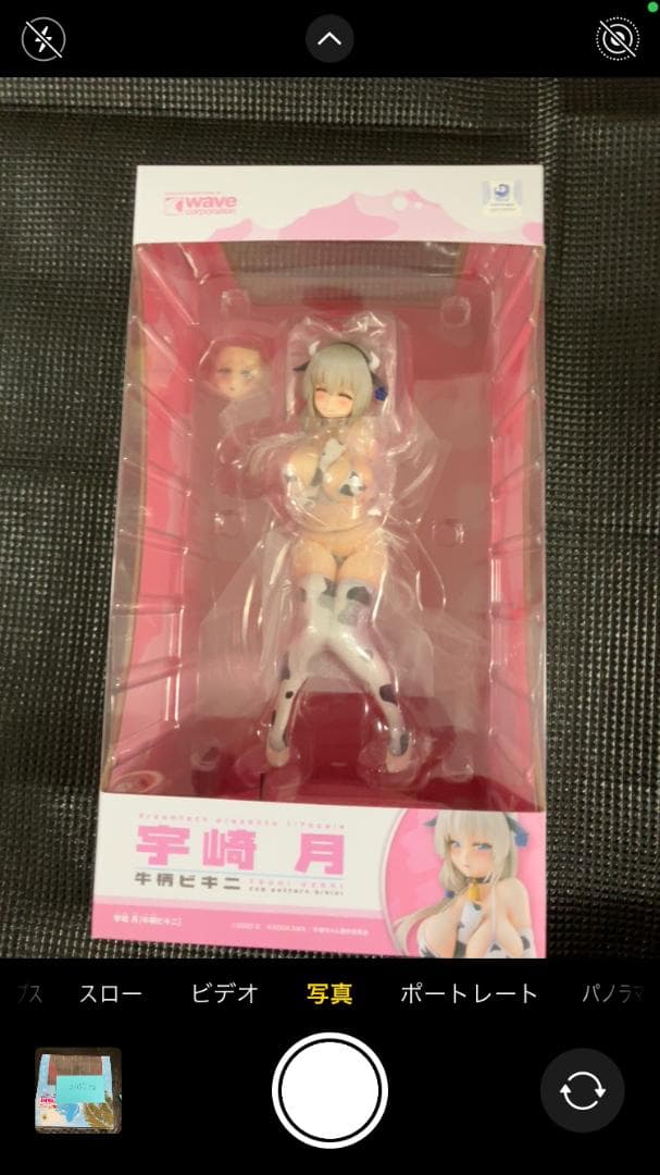 新品未開封 宇崎ちゃんは遊びたい 宇崎月 牛柄ビキニ WAVE フィギュア