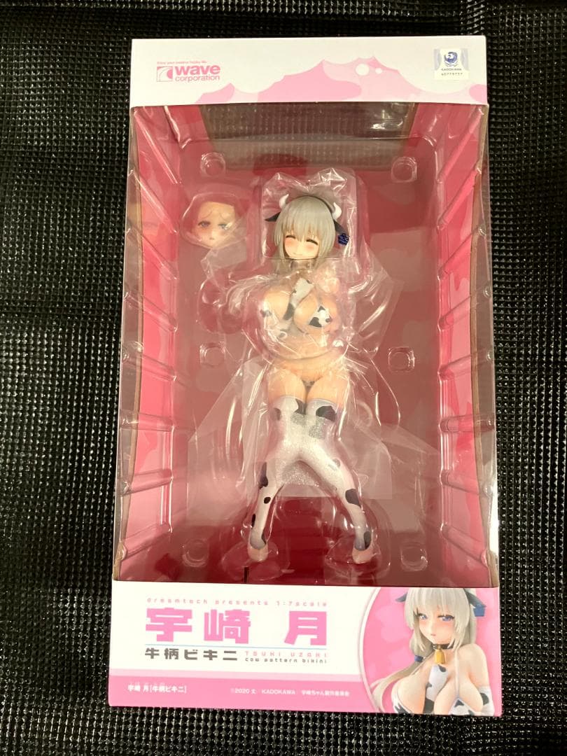 新品未開封 宇崎ちゃんは遊びたい 宇崎月 牛柄ビキニ WAVE フィギュア