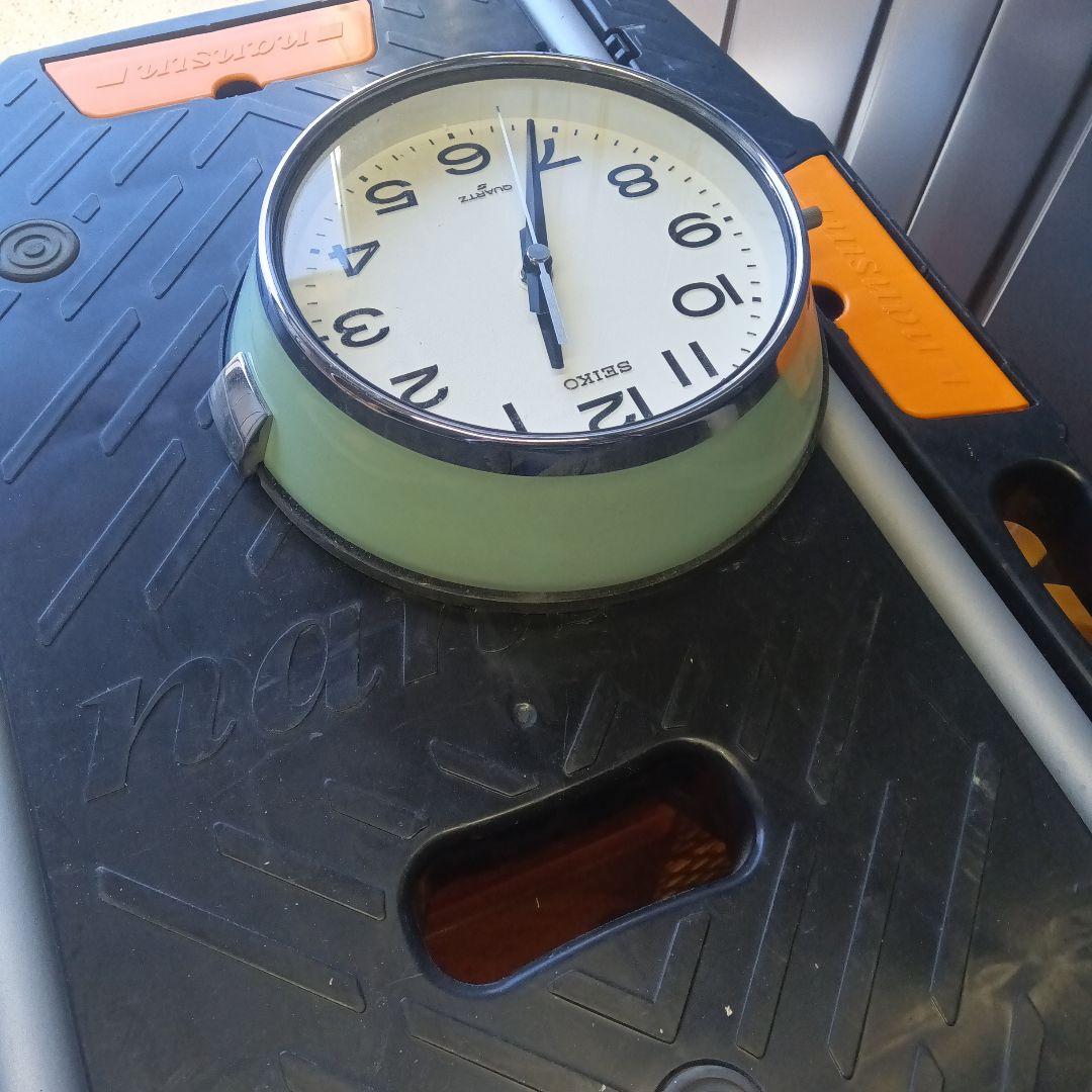 SEIKO セイコー 防塵型クオーツ掛時計 レトロ KS474M