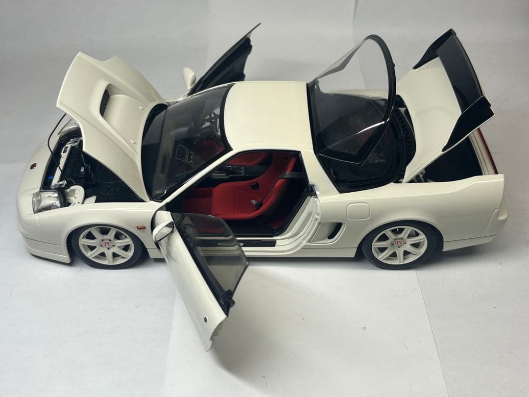 オートアート 1/18 ホンダ NSX-R 改造品 白