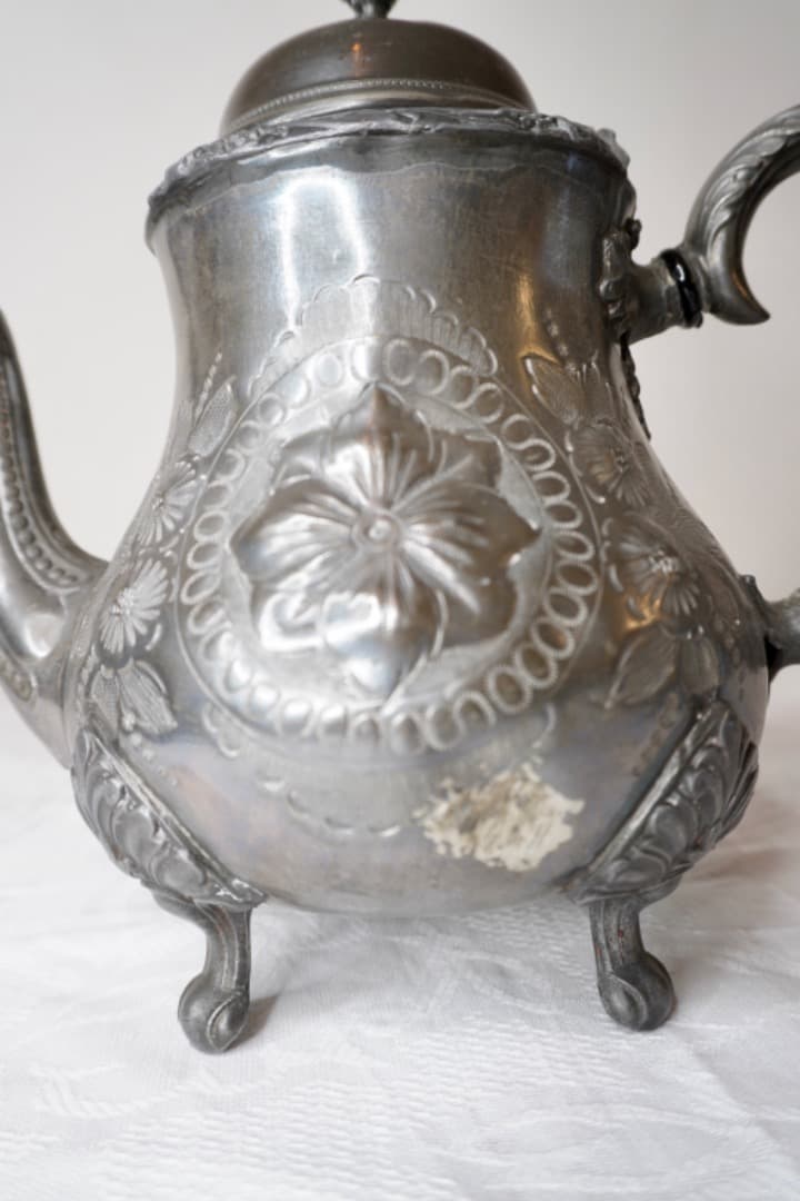 イギリス アンティーク ピューター ポット②