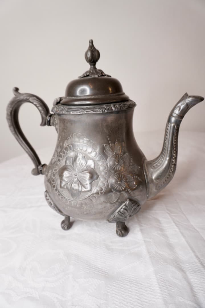 イギリス アンティーク ピューター ポット②