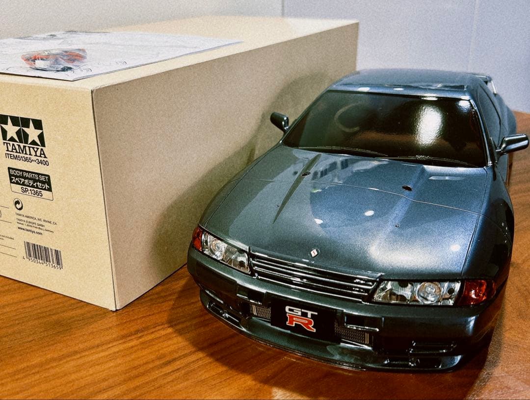 電飾付 タミヤ SP.1365 スカイライン GT-R R32 スペアボディ