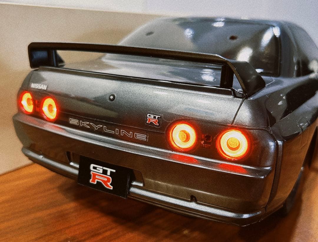 電飾付 タミヤ SP.1365 スカイライン GT-R R32 スペアボディ