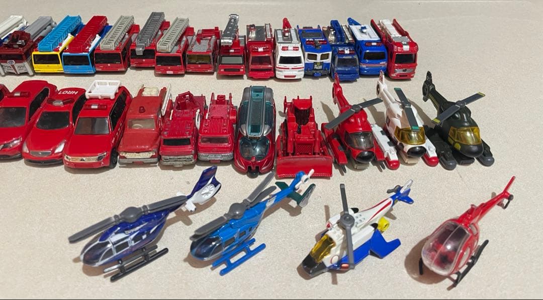 トミカ消防車系　ミニカーまとめ売り43台セット