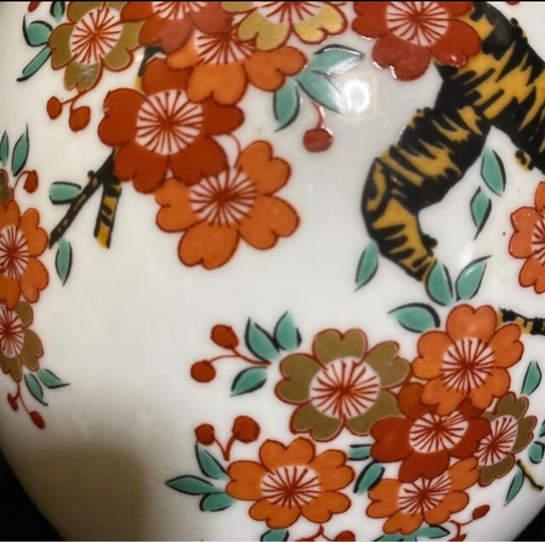 ★１点物希少アンティーク有田焼花器(哲山)花瓶花生備前焼信楽焼　瀬戸焼　九谷焼