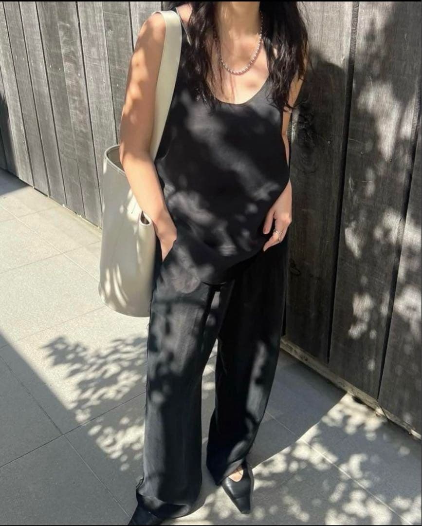 【タグあり新品✨即完売】etre tokyo カットオフキュプラタンクトップ