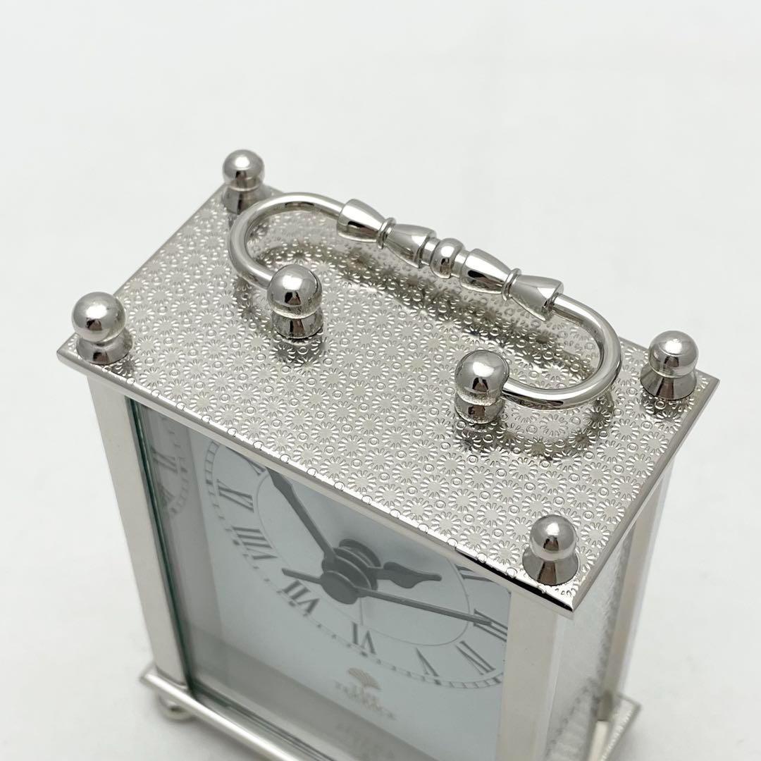 【極美品】ザ・テラスホテルズ 置時計 シルバー 沖縄 ブセナテラス