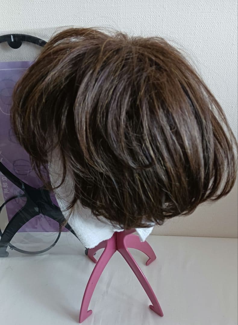 カオリ ナラ ターナー マッシュショート ウィッグ 　ブラウン