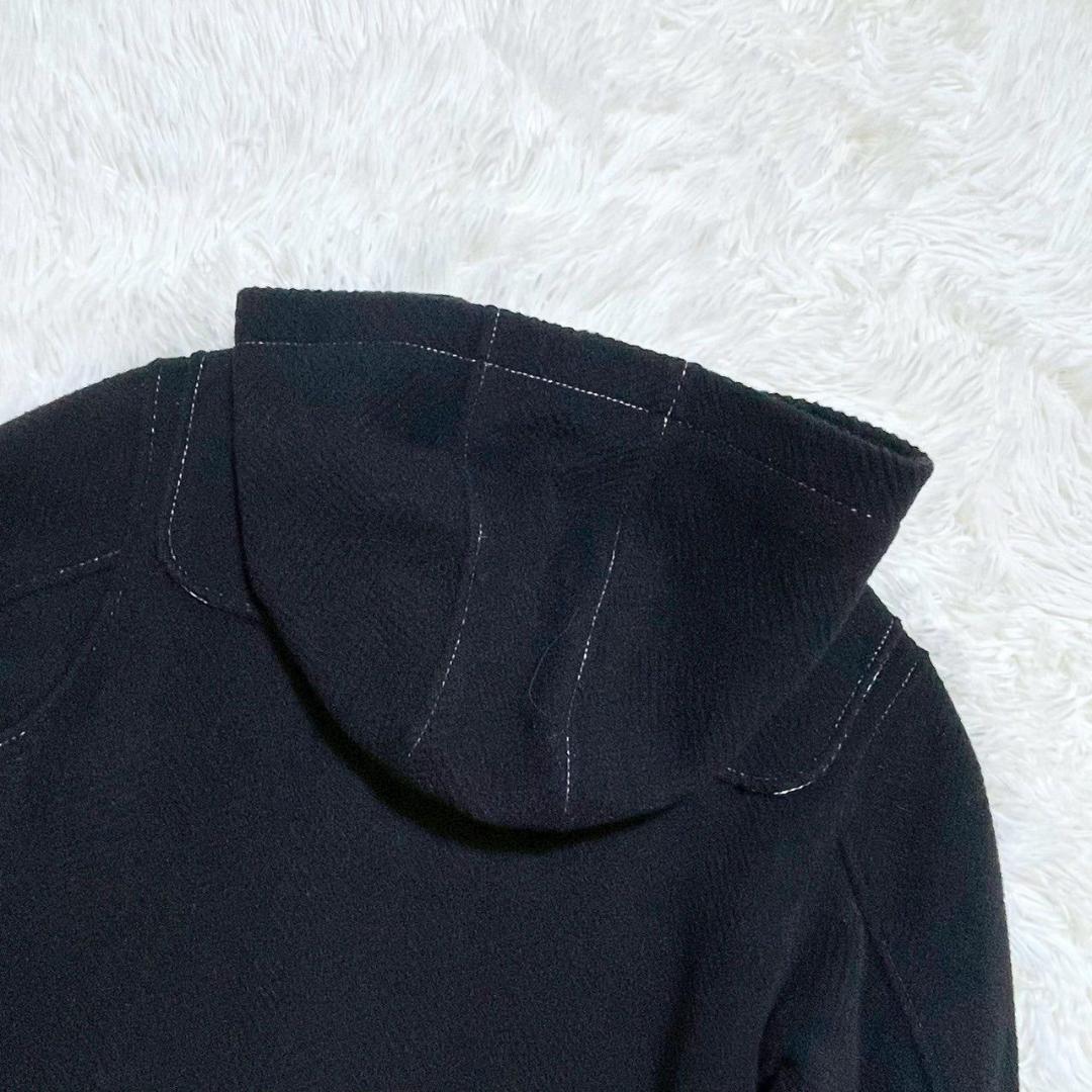 mezzo piano アンゴラ混ダッフルコート 140 ハートボタン 音符