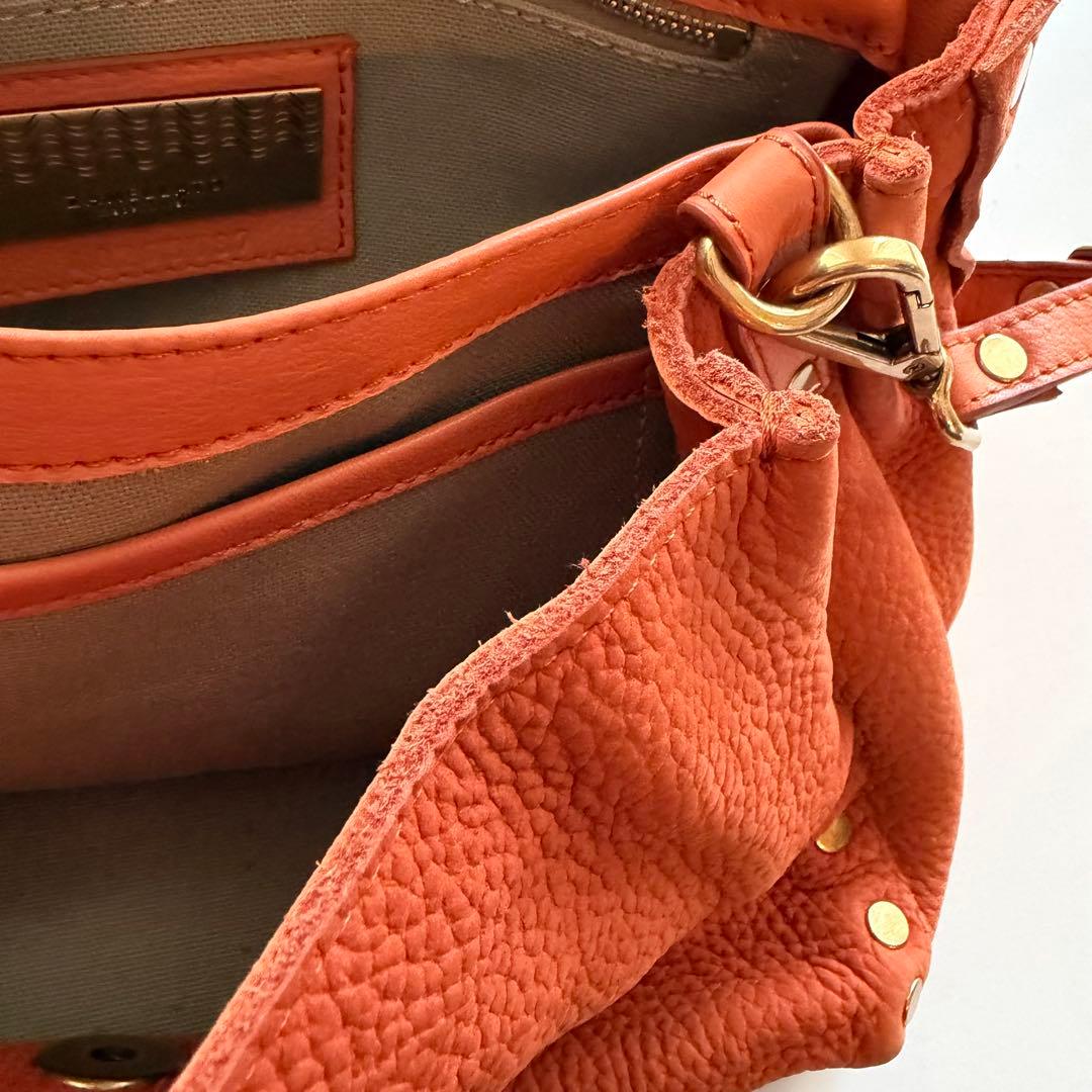 ザネラート ポスティーナ S オレンジ 2way ショルダーバッグ