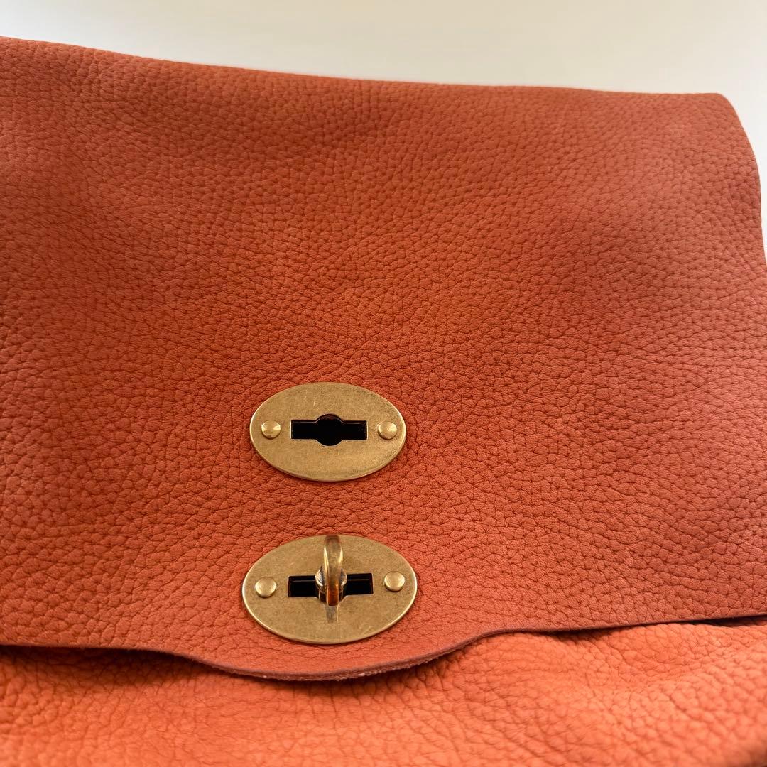 ザネラート ポスティーナ S オレンジ 2way ショルダーバッグ