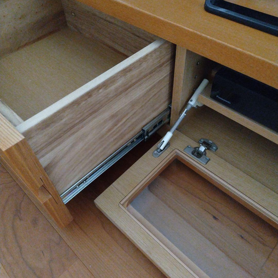 【大幅値下げ!!】ケユカ 木製テレビ台 スライドドア付き