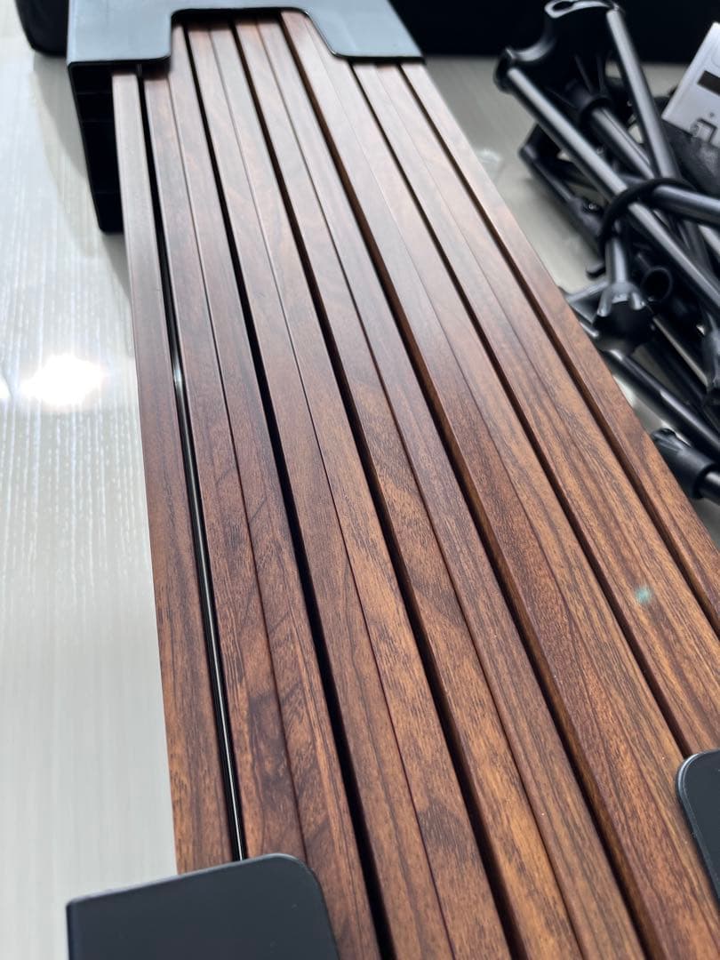 【美品】ogawa(オガワ) アウトドア ロールテーブルM／ダークブラウン