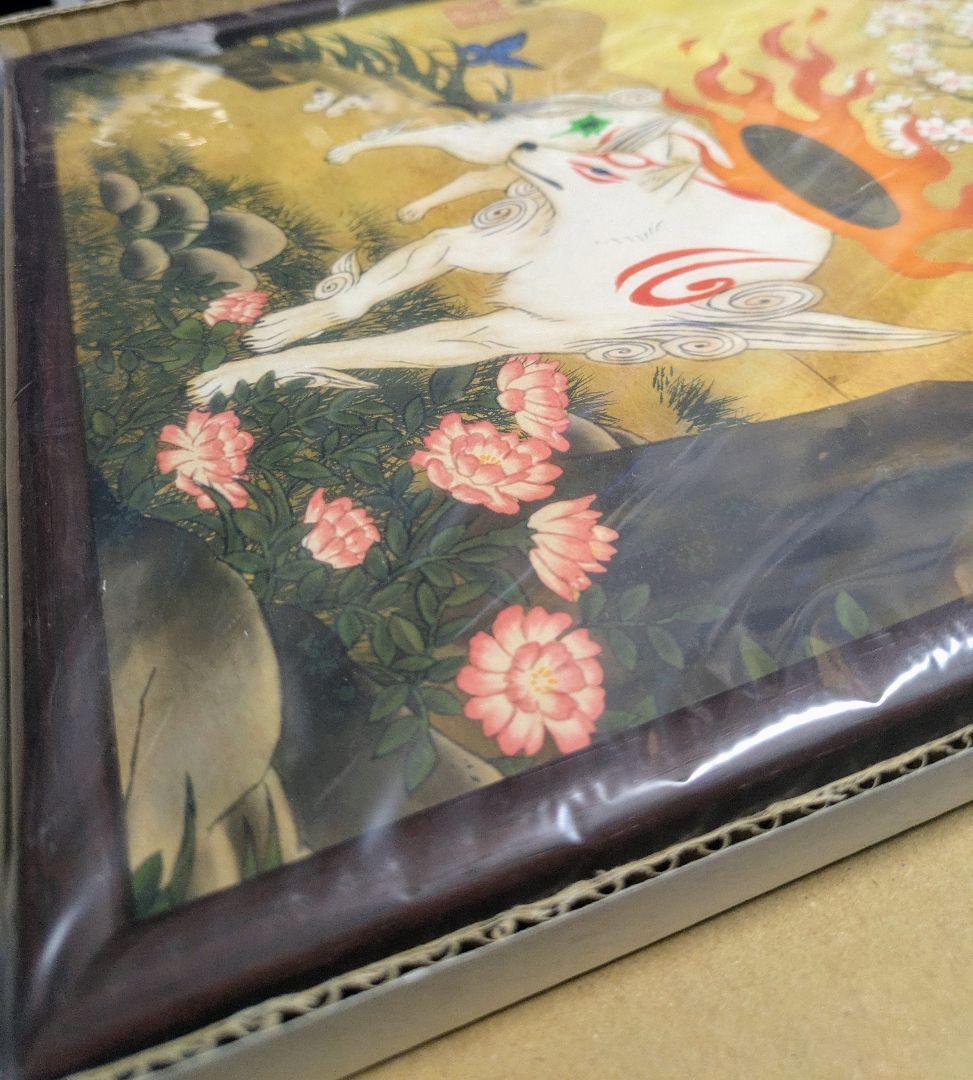 【新品未開封品】大神 11周年 アート アマテラス イーカプコン限定品 額入り