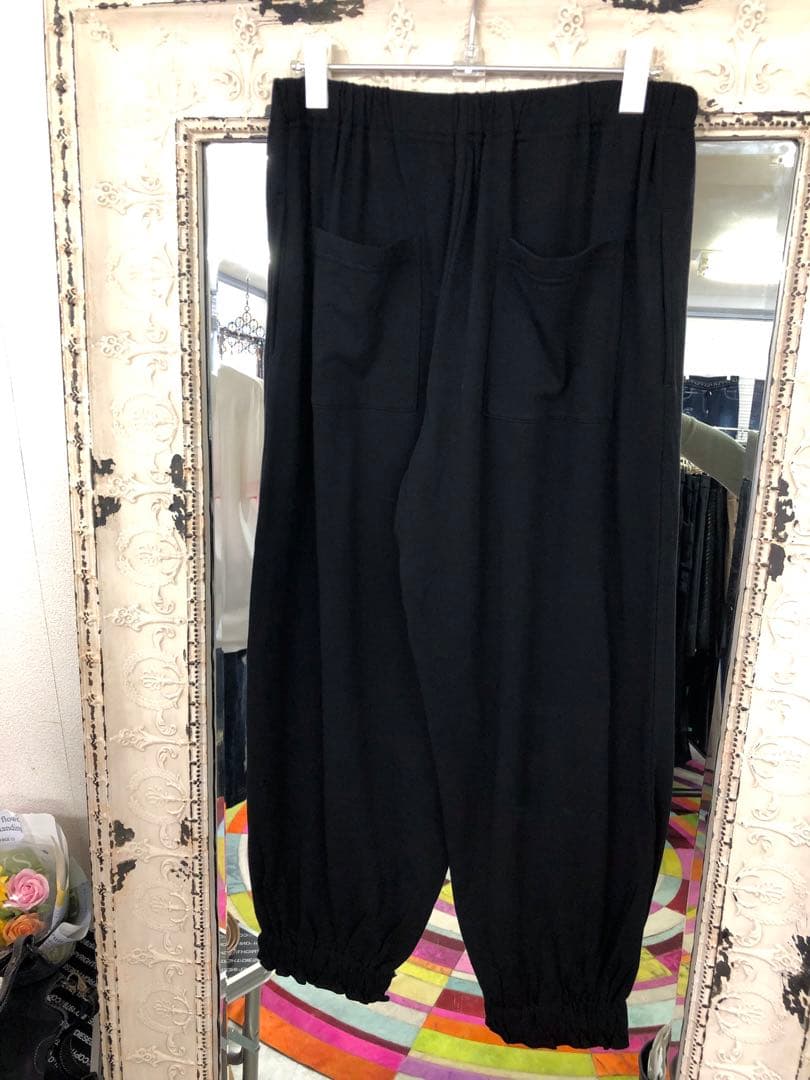 新品未使用タグ付き　Y's ワイズ　ブラック サルエルパンツ　M
