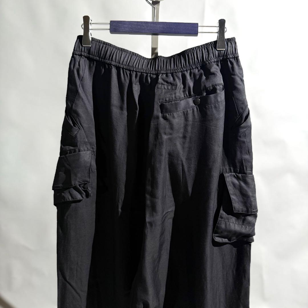 美品 JULIUS 22SS CargoSarouelTrouser 2 黒