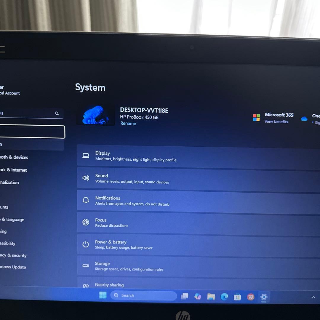 HP 15.6インチ ノートPC Intel Core i5