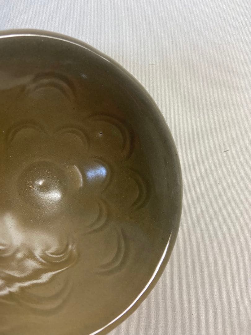 耀州窯　青磁　画花紋　送料込み1003