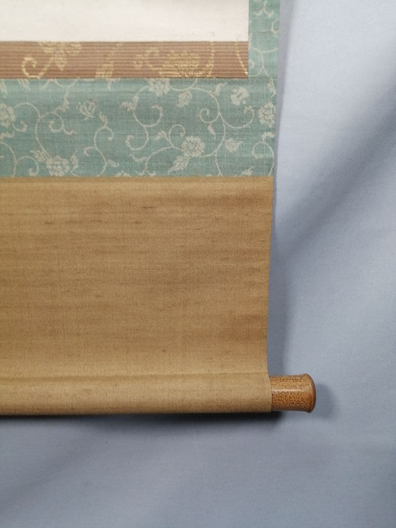 【茶道具】正三位有功卿筆 『梅画賛』　画賛　茶掛　掛軸C31