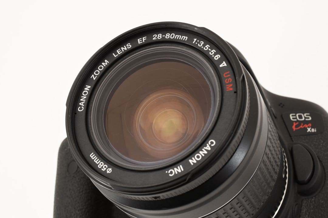 canon kiss x8i 標準レンズセットCanon EF 28-80㎜