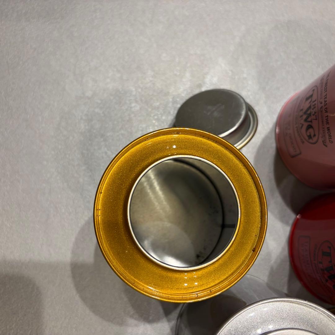 TWG Tea カラフル　空き缶セット