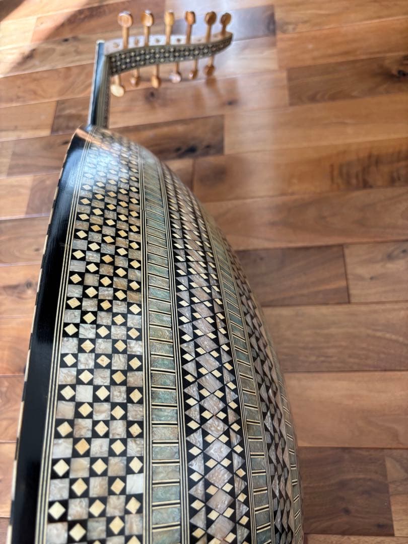 ウード OUD 12弦 リュード　木製 楽器　アラブ楽器　エジプト　弦楽器