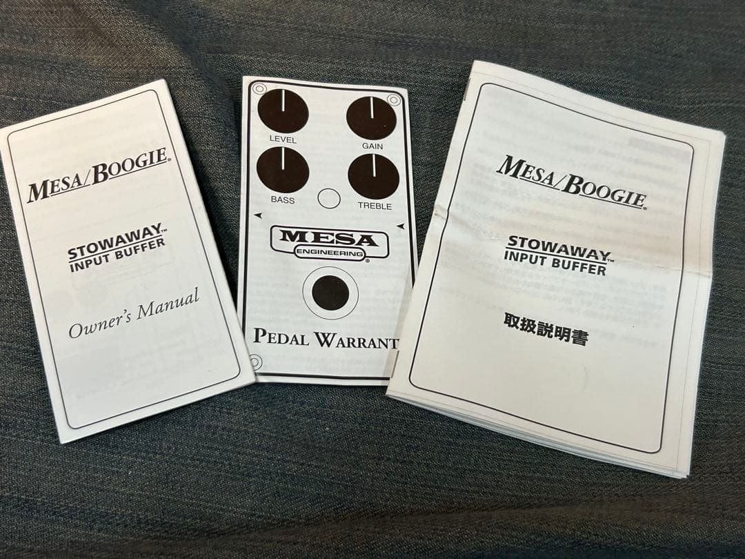 ギター MESA Stowaway Input Buffer