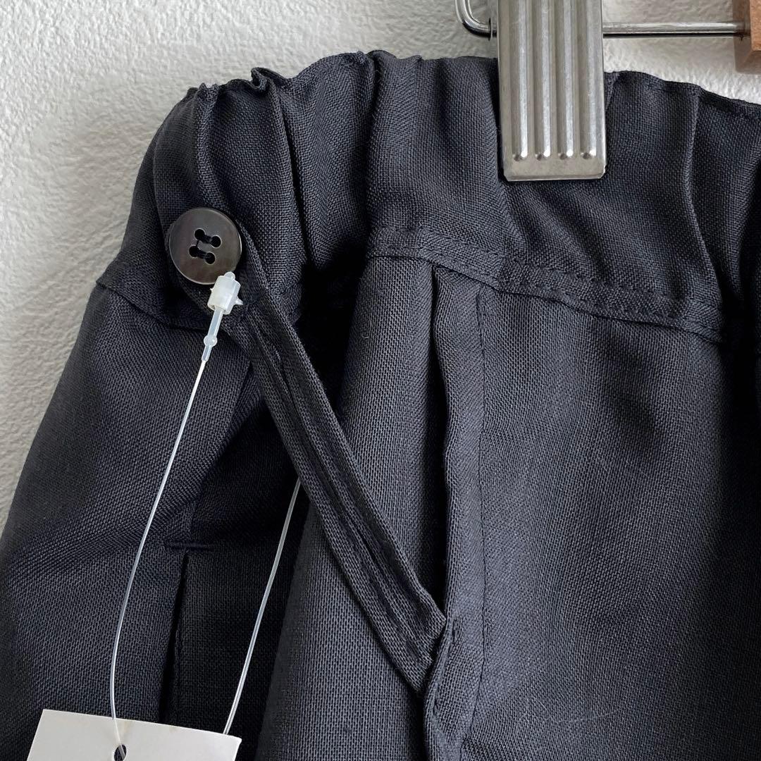 新品訳あり【SOU・SOU】　手柄寛衣　下　モスリン　濃灰　サルエルパンツ L