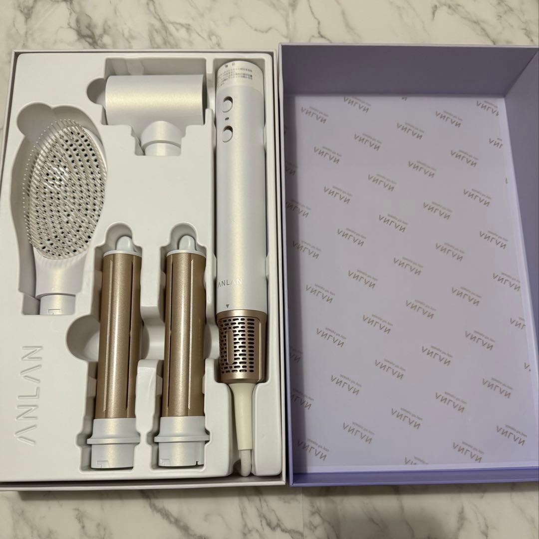 ANLAN マルチヘアドライヤーカールドライヤー2way・3way