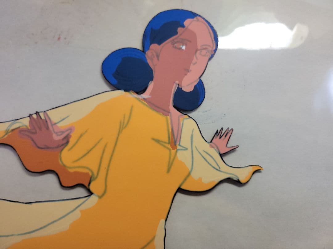 「機動戦士ガンダム」セル画　ララァ・スン　#３４　欠番カット？