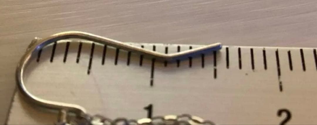 Pt900 きらきら フリンジピアス